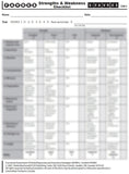 AFRS105 - ADULT FAVRES - Reasoning Strengths & Weaknesses Checklist (Pad of 50 sheets) - English (Level B)